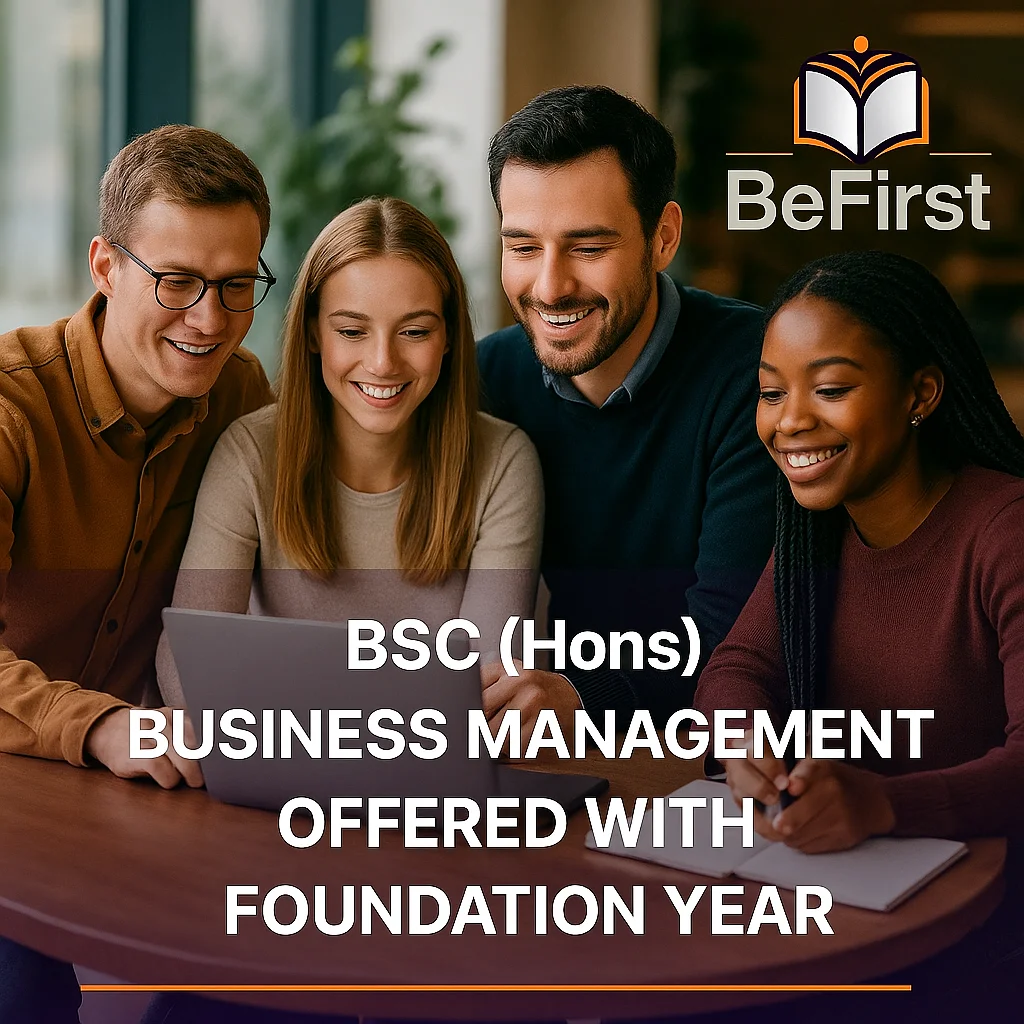 bsc (hons) business management offered with foundation year