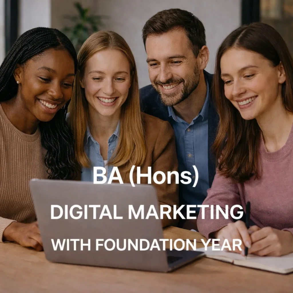 ba (hons) digital marketing with foundation year